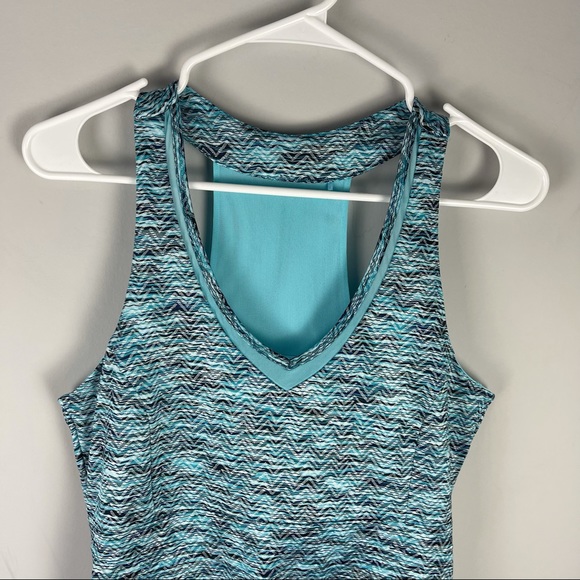 MPG Mondetta performance athletic tank dress teal - Picture 4 of 9